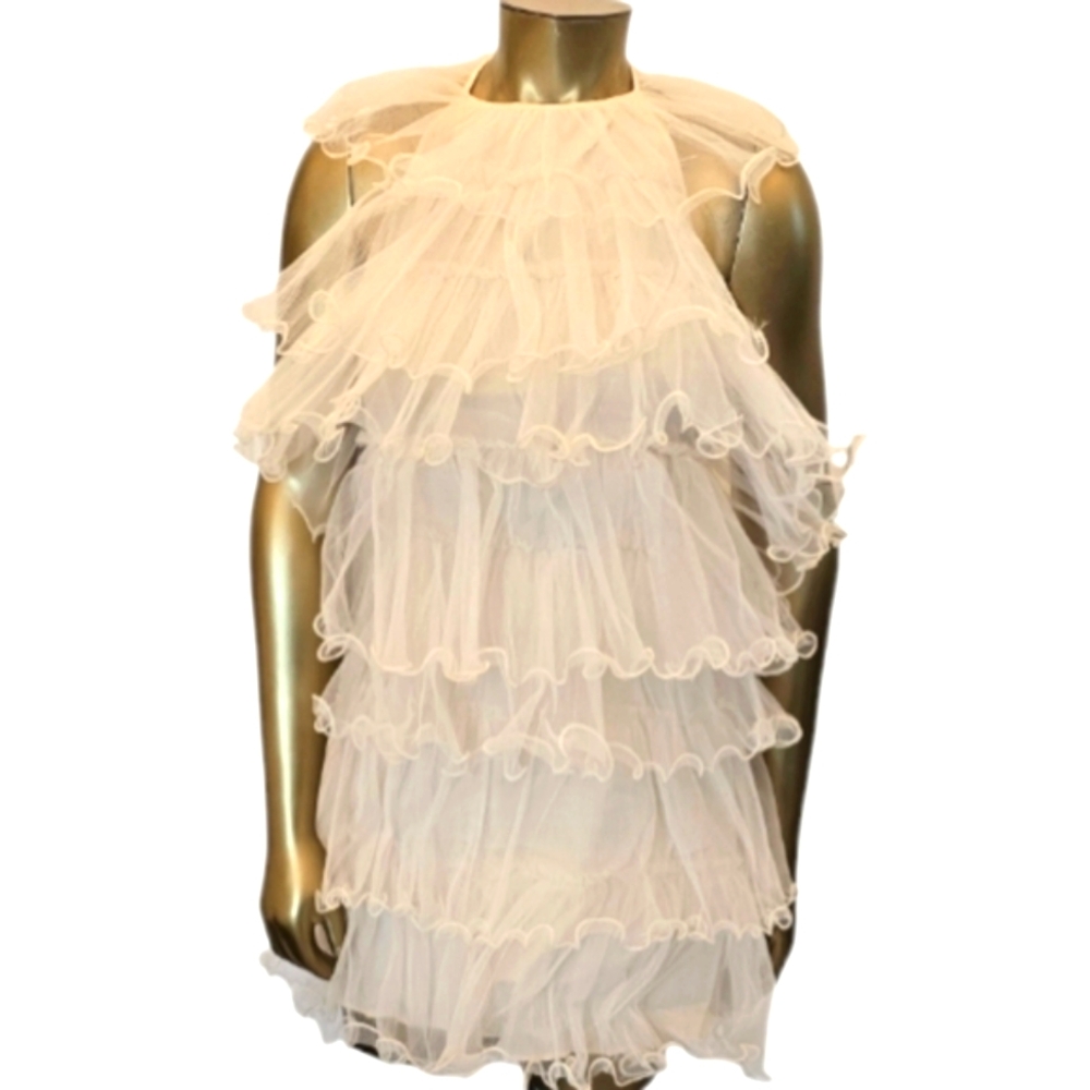 Layered Ruffle Dress